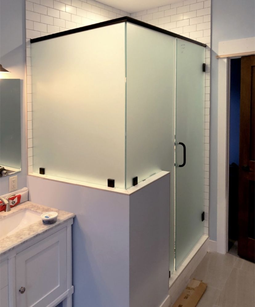 Frosted Glass Shower Enclosure India